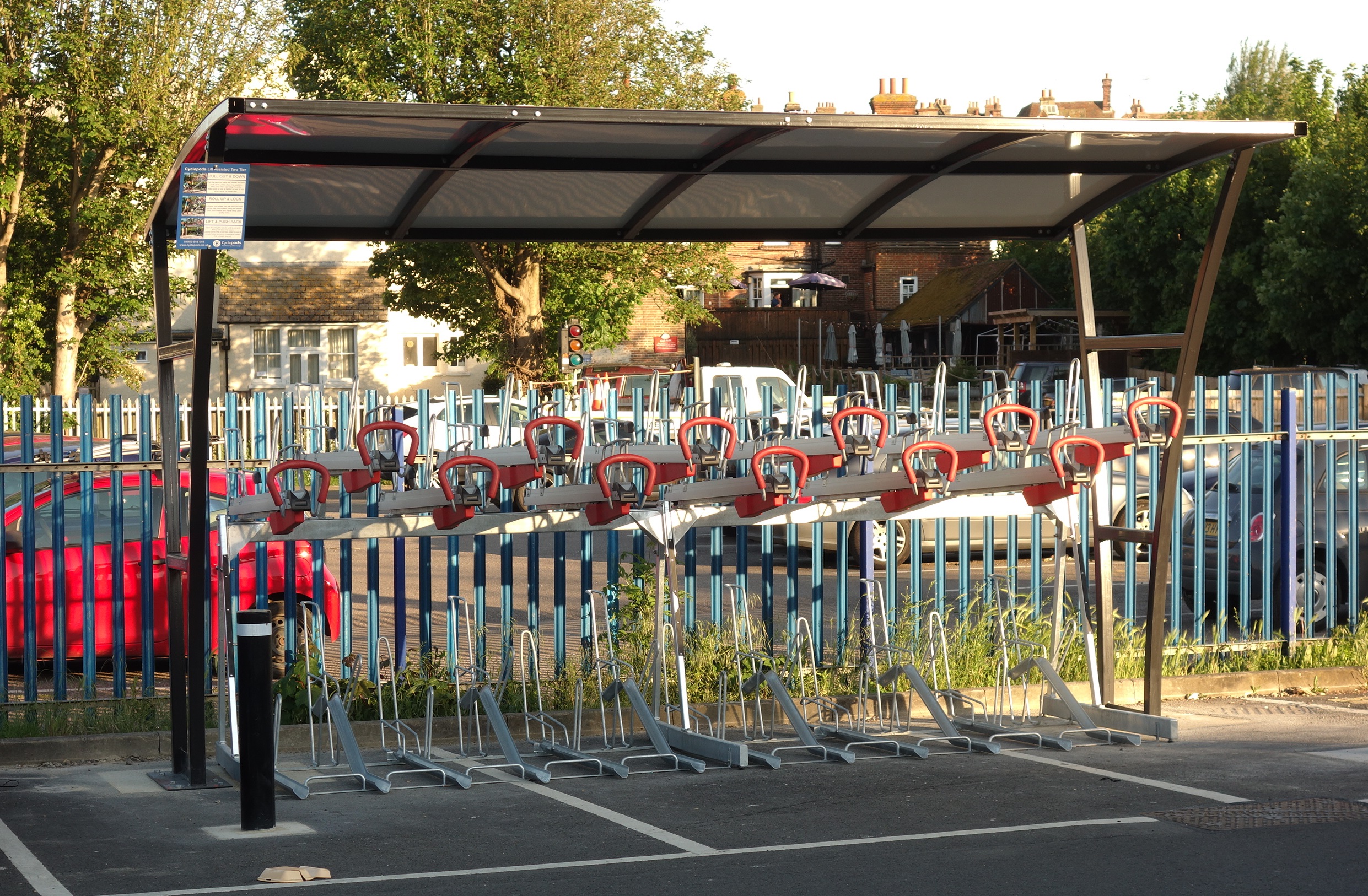 Bike racks installed at station Rye News